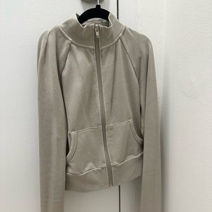 Skims outdoor cropped zip up